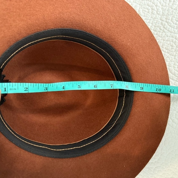 Frye Brown Wool Hat size S/M - Picture 7 of 8